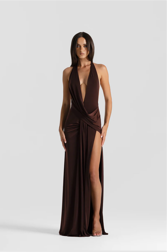 Natalie Rolt Winona Gown Espresso