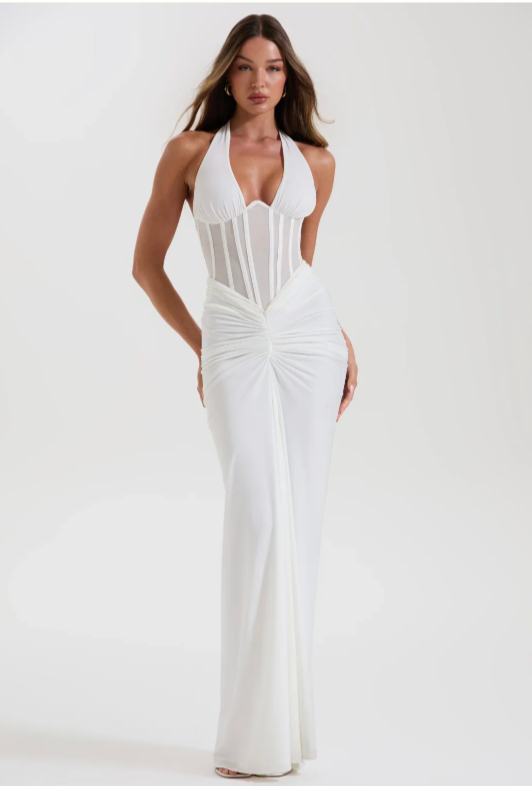 Sydney Lane Grace Corseted Set White
