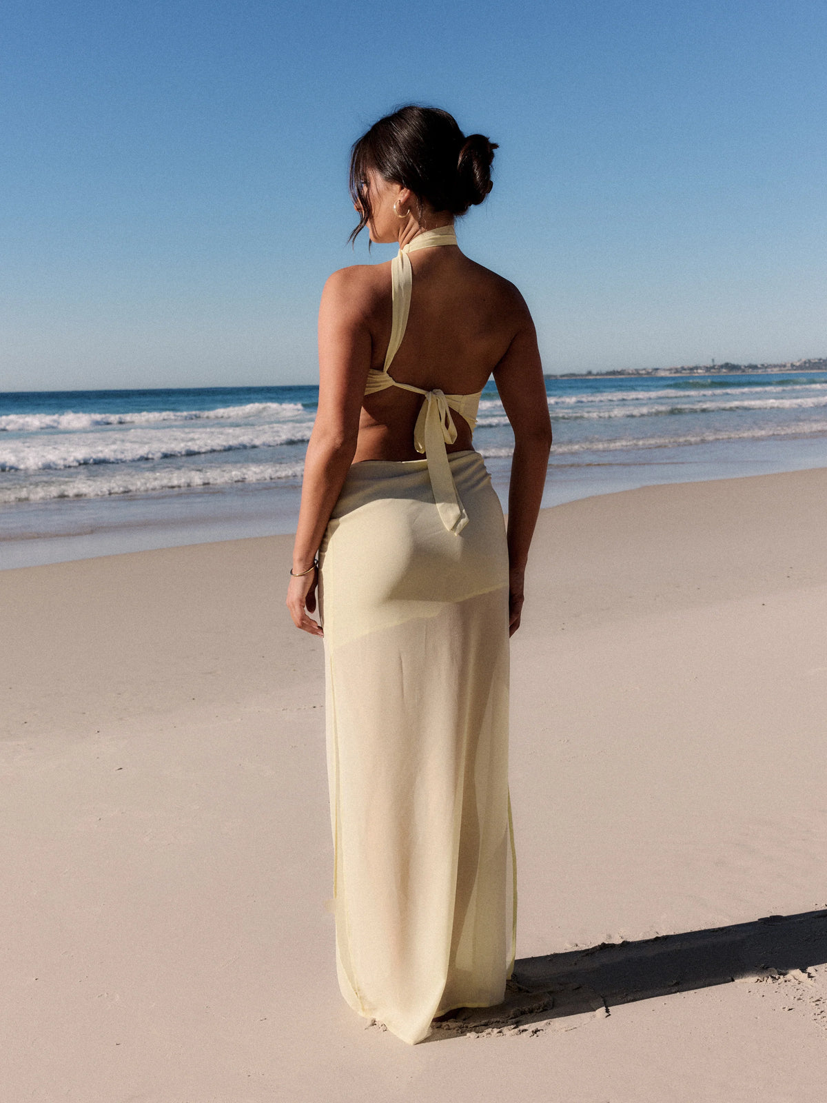 Ivy Mae Boutique Camille Maxi Dress Yellow